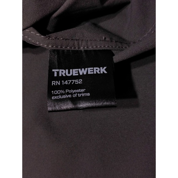 TRUEWERK Men's Short Sleeve Cloud Shirt Gray Large L ~ New - Picture 8 of 9
